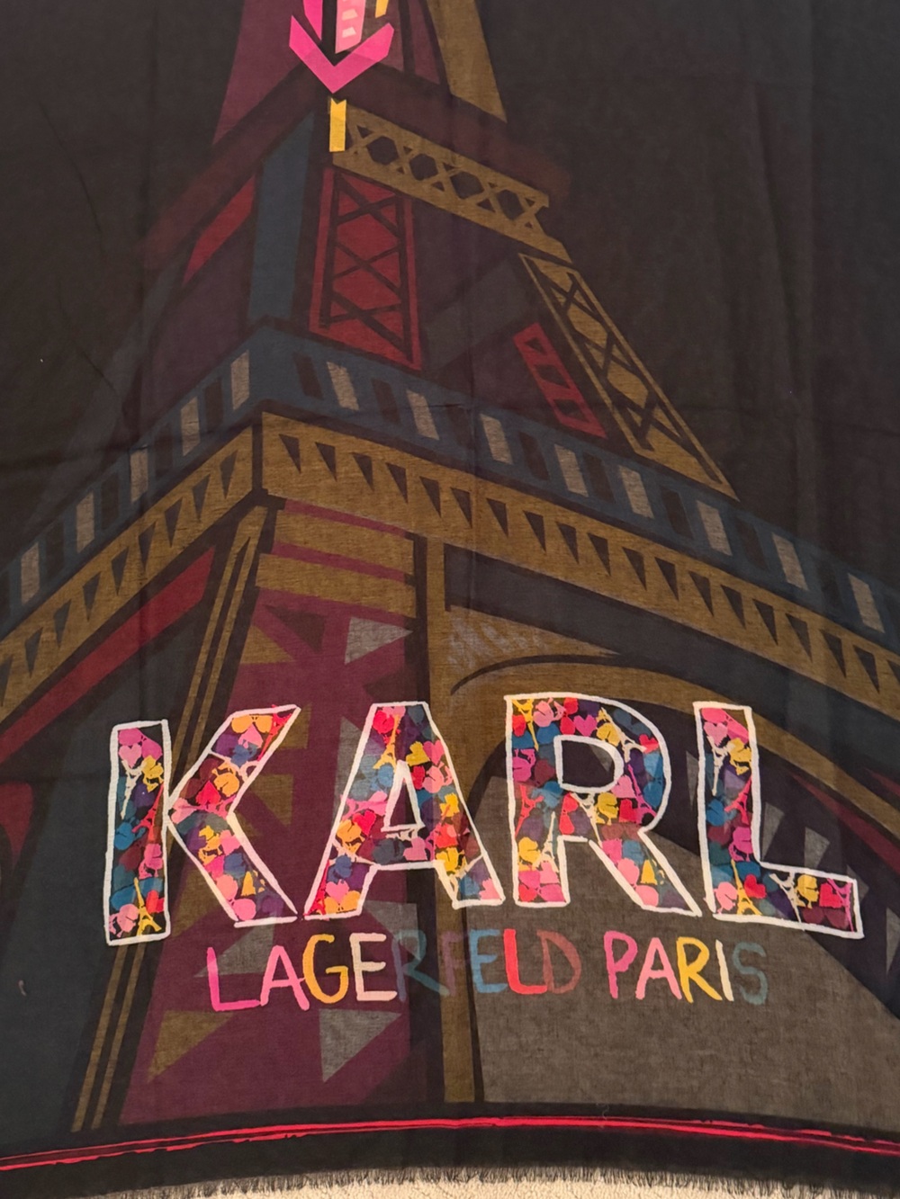 Karl Lagerfeld cotton shawl